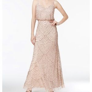 Adrianna Papell full length bridesmaid/prom dress.